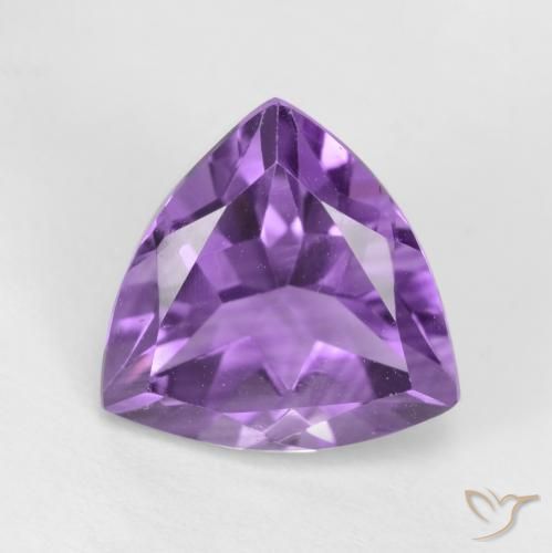 2.33克拉天然紫水晶，胖三角形，VVS-VS