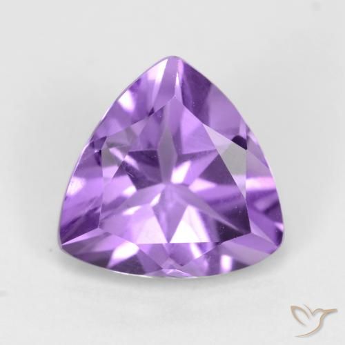 2.12ct 天然 深紫罗兰色 紫水晶, 胖三角形, VVS-VS