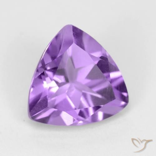 2.12克拉天然紫水晶，胖三角形，VVS-VS
