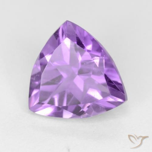 2.25克拉天然紫水晶，胖三角形，VVS-VS