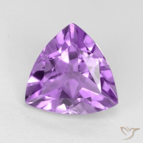 2.19ct 天然 深紫罗兰 紫水晶, 胖三角形, VVS-VS