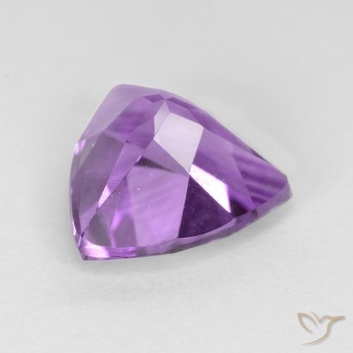 2.19克拉天然紫水晶，胖三角形，VVS-VS