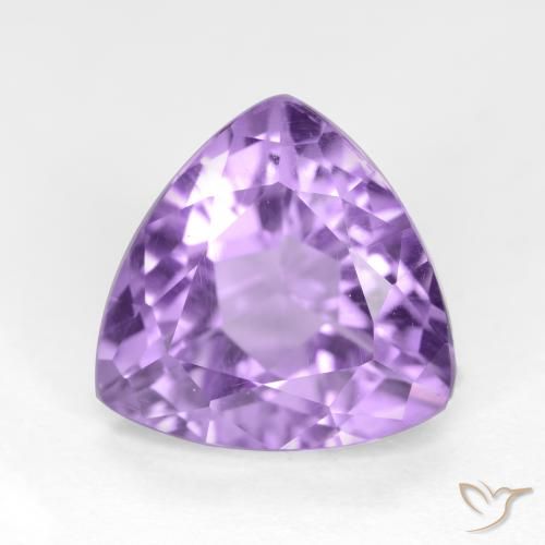 3.21克拉天然紫水晶，胖三角形，VS