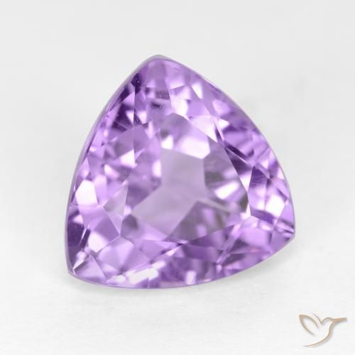 3.21克拉天然紫水晶，胖三角形，VS