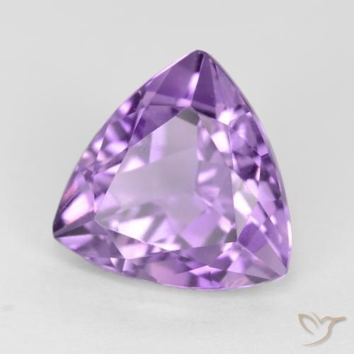 3.03克拉天然紫水晶，胖三角形，VS