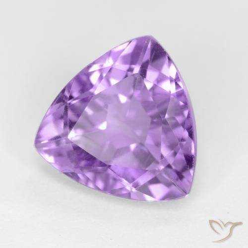 2.91克拉天然紫水晶，胖三角形，VS