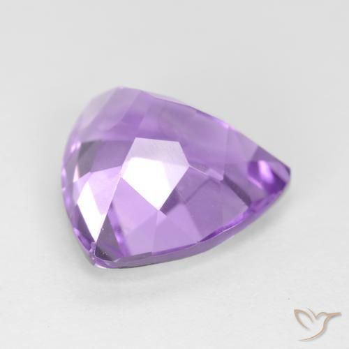 2.91克拉天然紫水晶，胖三角形，VS