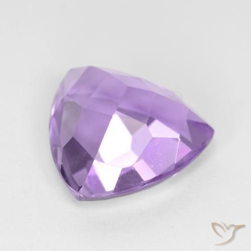 2.97克拉天然紫水晶，胖三角形，VS