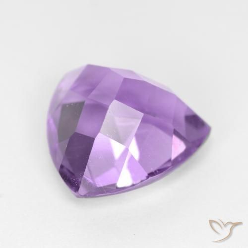 3.08克拉天然紫水晶，胖三角形，VS