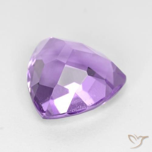 3.13克拉天然紫水晶，胖三角形，VS
