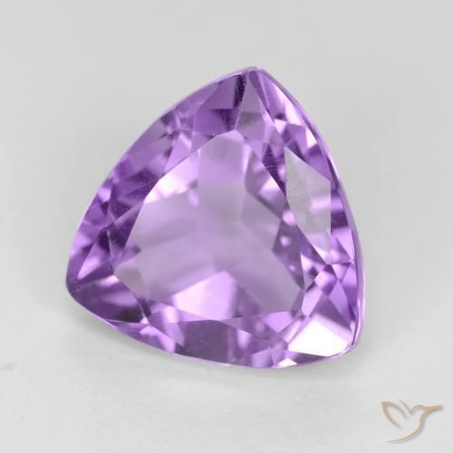 3.00克拉天然紫水晶，胖三角形，VS