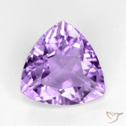 2.65ct 天然 中紫 紫水晶, 胖三角形, VS