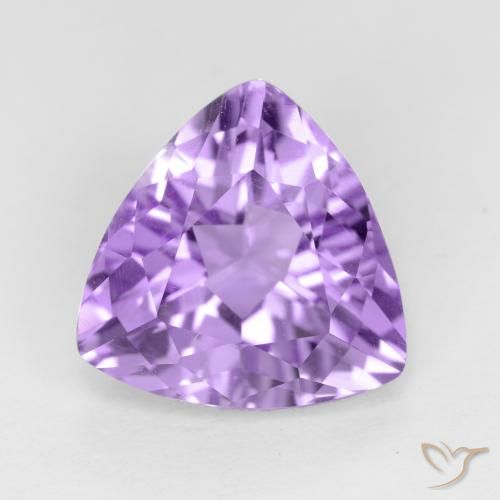 2.76ct 天然 中紫 紫水晶, 胖三角形, VVS-VS