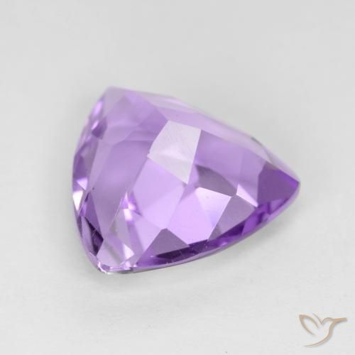 2.76克拉天然紫水晶，胖三角形，VVS-VS