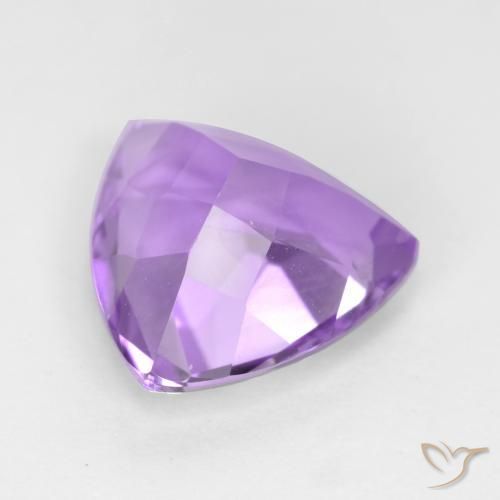 2.97克拉天然紫水晶，胖三角形，VS