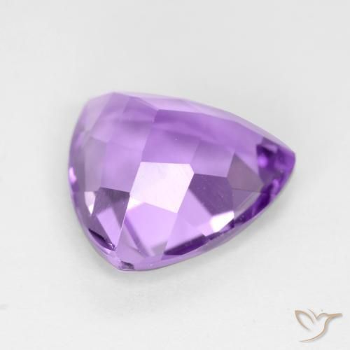 2.78克拉天然紫水晶，胖三角形，VVS-VS