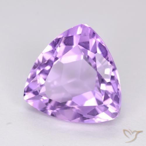 3.15克拉天然紫水晶，胖三角形，VS