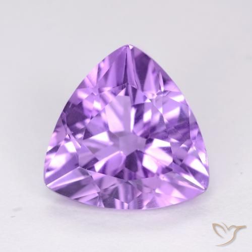2.62ct 天然 中紫 紫水晶, 胖三角形, VVS-VS