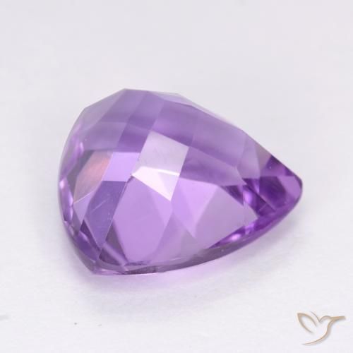 3.03克拉天然紫水晶，胖三角形，VS