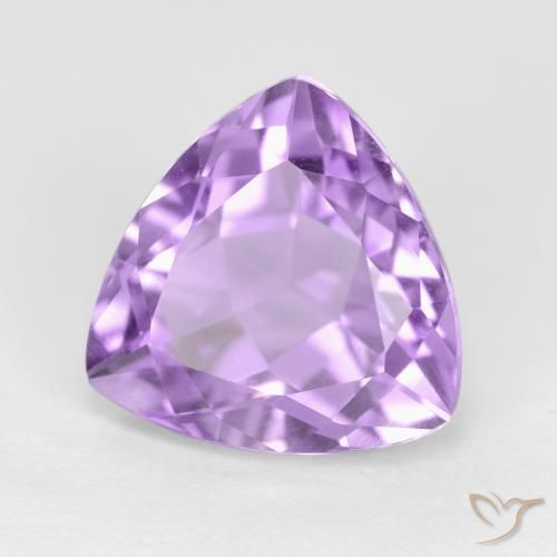 3.16克拉天然紫水晶，胖三角形，VS
