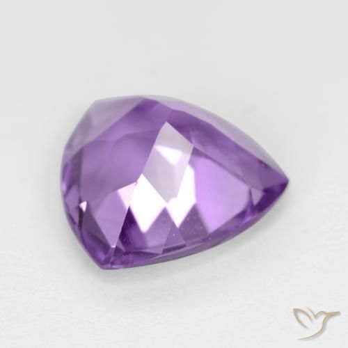 2.54克拉天然紫水晶，胖三角形，VVS-VS
