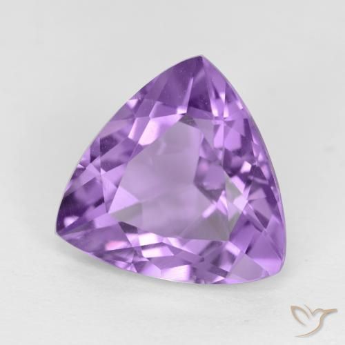 3.09克拉天然紫水晶，胖三角形，VVS-VS