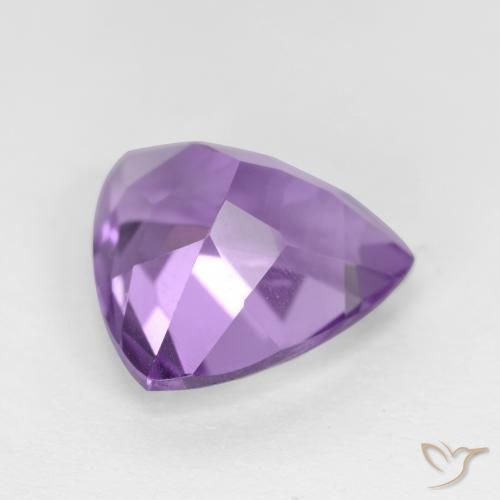 3.09克拉天然紫水晶，胖三角形，VVS-VS
