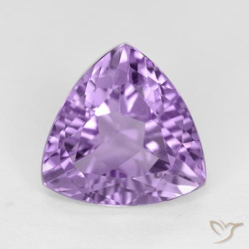 2.91克拉天然紫水晶，胖三角形，VVS-VS