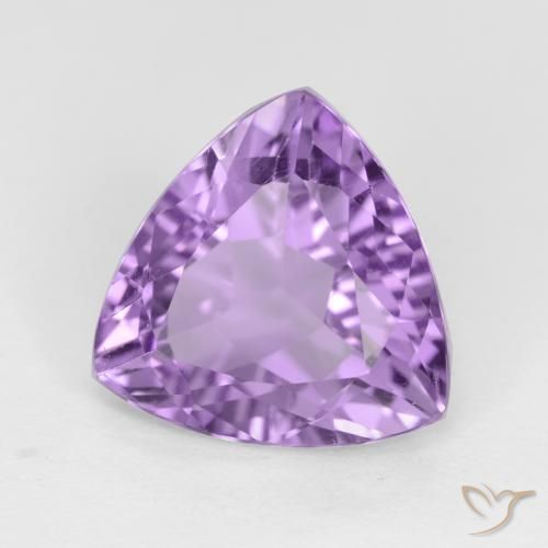 2.91克拉天然紫水晶，胖三角形，VVS-VS