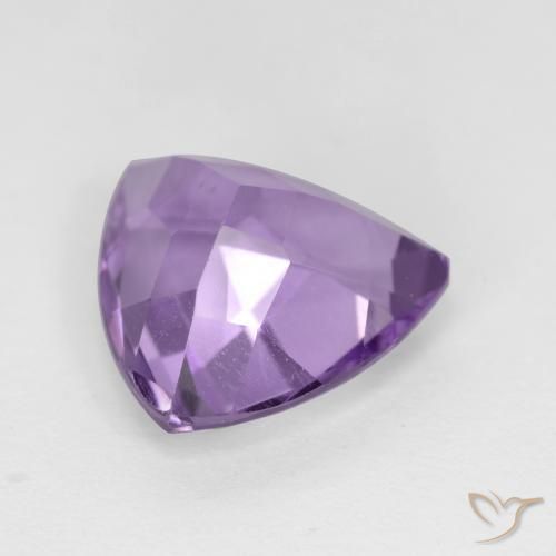2.91克拉天然紫水晶，胖三角形，VVS-VS
