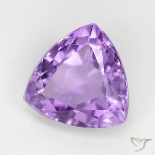 3.13克拉天然紫水晶，胖三角形，VS