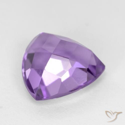 3.13克拉天然紫水晶，胖三角形，VS