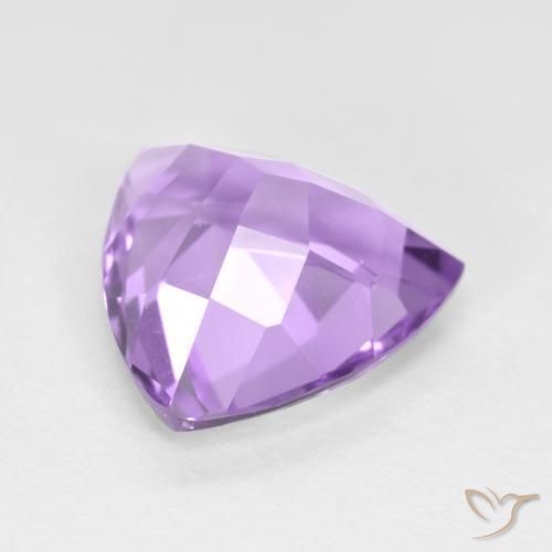 2.90克拉天然紫水晶，胖三角形，VS