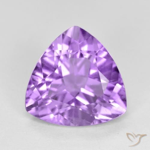 2.86ct 天然 中紫 紫水晶, 胖三角形, VS