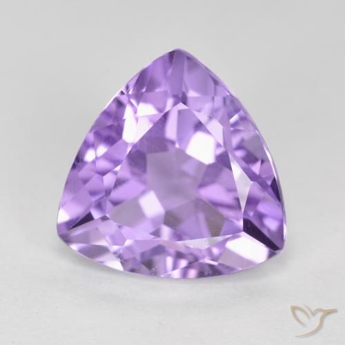 2.93ct 天然 中紫 紫水晶, 胖三角形, VS