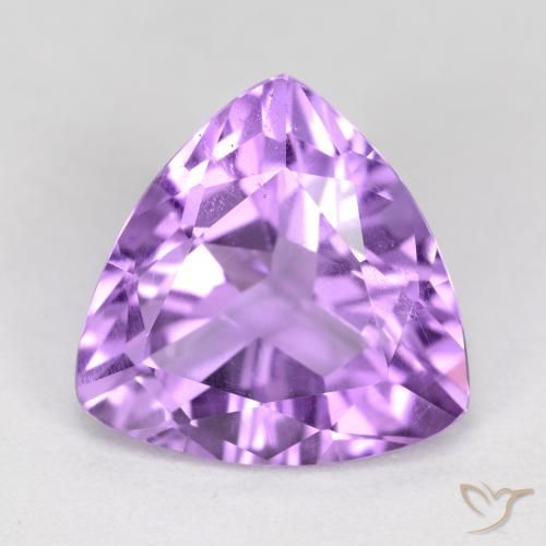 2.72ct 天然 中紫 紫水晶, 胖三角形, VS