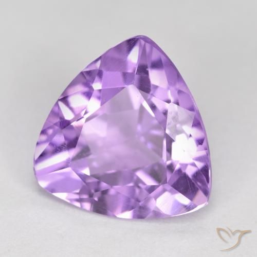 2.71克拉天然紫水晶，胖三角形，VS