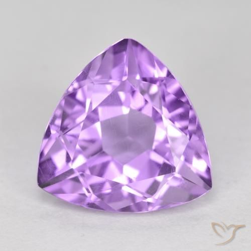 2.94ct 天然 中紫 紫水晶, 胖三角形, VVS-VS