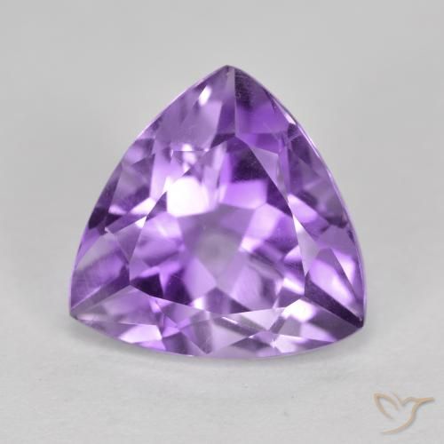 2.93ct 天然 中紫 紫水晶, 胖三角形, VS
