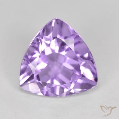 2.86ct 天然 中紫 紫水晶, 胖三角形, VS
