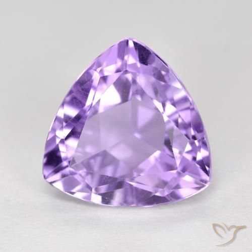 3.18克拉天然紫水晶，胖三角形，VS