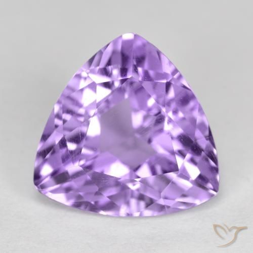 2.80克拉天然紫水晶，胖三角形，VVS-VS