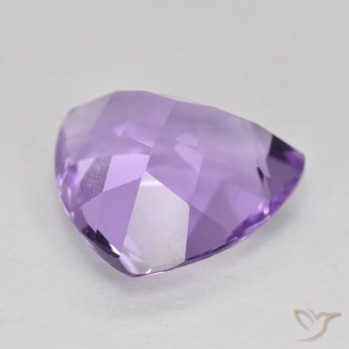2.80克拉天然紫水晶，胖三角形，VVS-VS