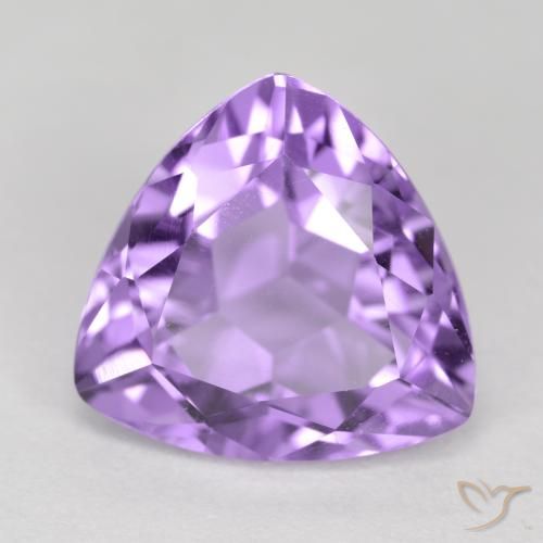 3.05克拉天然紫水晶，胖三角形，VS