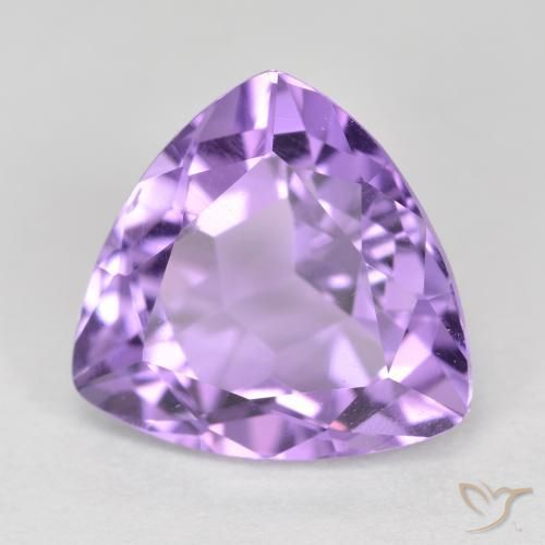 3.05克拉天然紫水晶，胖三角形，VS