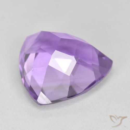 3.05克拉天然紫水晶，胖三角形，VS