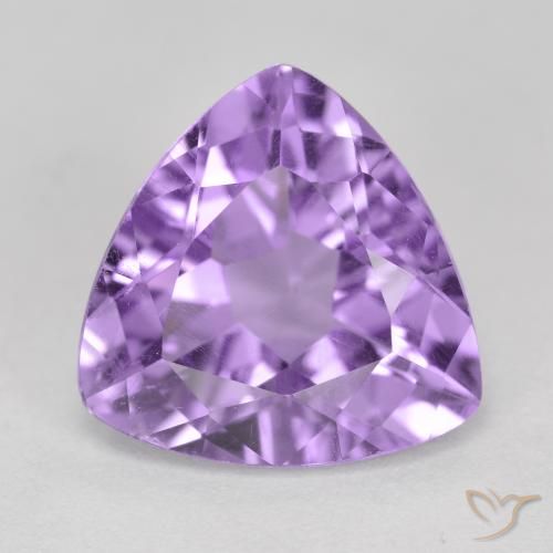2.92ct 天然 中紫 紫水晶, 胖三角形, VS