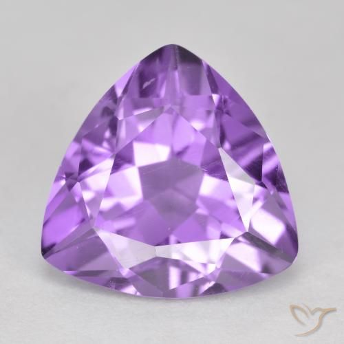 2.81ct 天然 中紫 紫水晶, 胖三角形, VS