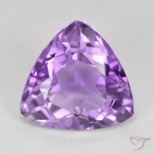 2.91克拉天然紫水晶，胖三角形，VVS-VS