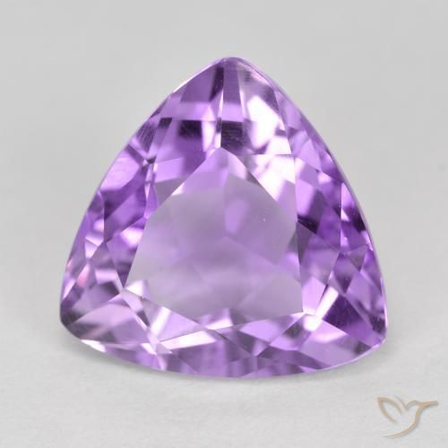 2.91克拉天然紫水晶，胖三角形，VVS-VS